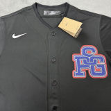 2025/26 PSG Black Baseball T-Shirt