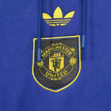 2026/27 M Utd Blue Retro Style Hoody