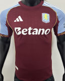 2025/26 Aston Villa Home Player Version Soccer Jersey