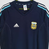2002 Argentina Away Retro Soccer Jersey