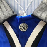 1996/98 M Utd Away Blue Retro Soccer Jersey
