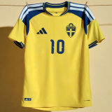 2026/27 Sweden Home Yellow Player Version Soccer Jersey