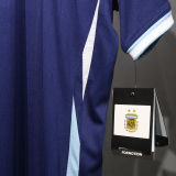 2006 Argentina Away Retro Player Version Soccer Jersey