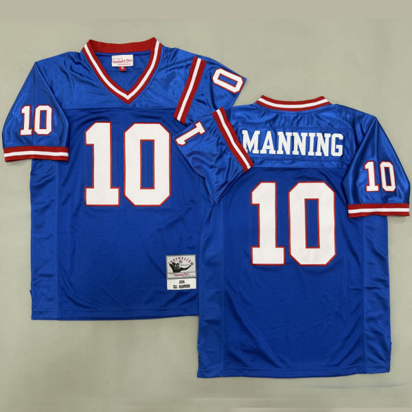 MANNING #10 Men's New York Giants Retro NFL Jersey 巨人