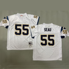 SEAU #55 Men's Los Angeles Chargers Retro NFL Jersey 闪电