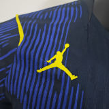 2026/27 Brazil Away Blue Player Version Long Sleeve Soccer Jersey