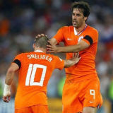 2008 Netherlands Home Orange Retro Jersey