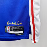 2025 76ers GEORGEG #8 Blue  NBA Jerseys 热压