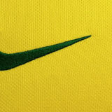 2014 Brazil Home Yellow Retro Soccer Jersey