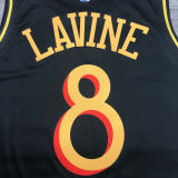 2021 Bulls LAVINE #8 City Edition Black NBA Jerseys Hot Pressed