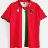 1996/98 Wales Home Red Retro Soccer Jersey