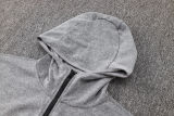 2024/25 ATM  Grey Hoody Zipper Jacket Tracksuit