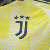 2024/25 JUV Away Yellow Player Version Soccer Jersey