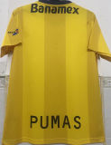 2000/2001 PUMAS Away Yellow Retro Soccer Jersey