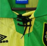 1992/94 M Utd Yellow And Green Retro Soccer Jersey