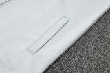 2024 BA Light Gray Hoody Zipper Jacket Tracksuit