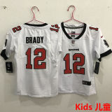 BRADY #12 Tampa Bay Buccaneers Kids NFL Jersey 海盗队