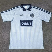 2025/26 AD x oasis Blue Retro Style Fans Soccer Jersey