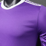 2016/17 RM Purple Away Retro Player Version Long Sleeve Soccer Jersey （No Logo）  光板