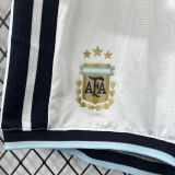 2026/27 Argentina White Player Version Shorts Pants 球员版
