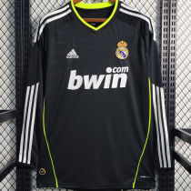 2010/11 RM Away Black Long Sleeve Retro Jersey