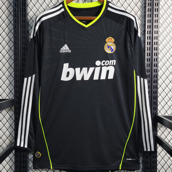 2010/11 RM Away Black Long Sleeve Retro Jersey