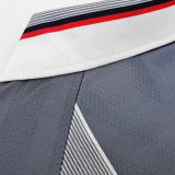 1996 England Away Grey Retro Long Sleeve  Jersey