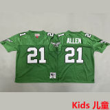 ALLEN #21 Philadelphia Eagles Retro Kids NFL Jersey 老鹰
