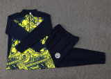 2025 Man City Fluorescent Green Sweater Tracksuit 喷墨