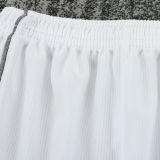 2000 M Utd Away White Retro Kids Soccer Jersey