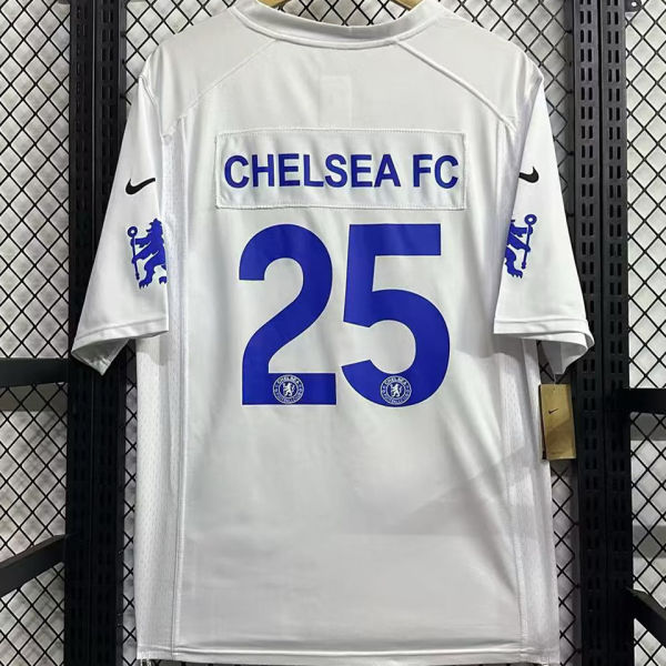 2025/26 CHELSEA FC # 25 White NFL Jersey