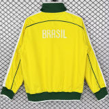 2010/2011 Brazil Home Yellow Retro Windbreaker
