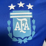 CAMPEONES DEL MUNDO 3 Stars Away Blue Player Version Jersey 球员版