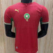 2026/27 Morocco Home Red Player Version Soccer Jersey