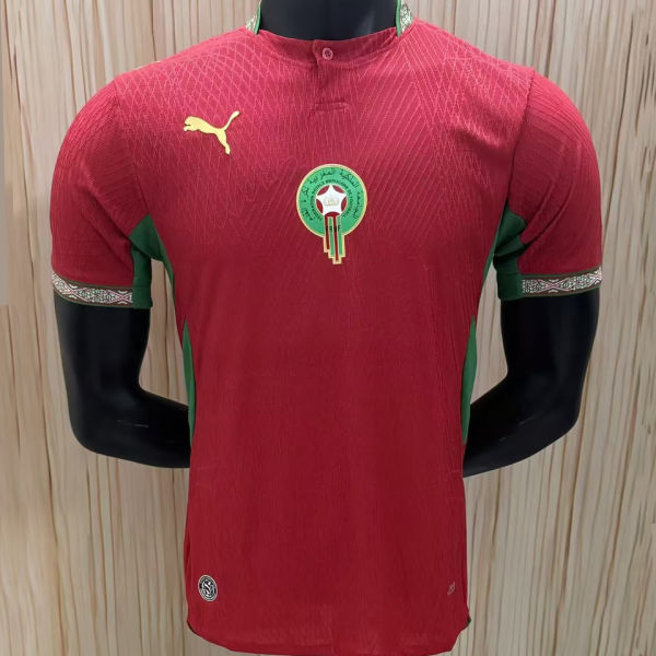 2026/27 Morocco Home Red Player Version Soccer Jersey