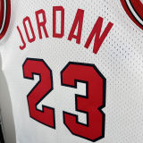 1984/1985 Bulls JORDAN #23 White Retro NBA Jerseys 热压