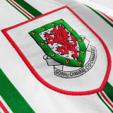 1993/95 Wales Away White Retro Soccer Jersey