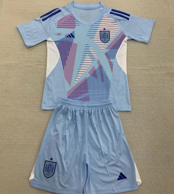 2024/25 Spain GK Kids Soccer Jersey