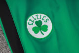2024/25 Celtics Green Hoody Zipper Jacket Tracksuit