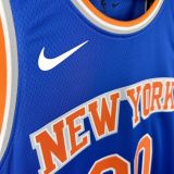 NY Knicks CLARKSON #00 Blue NBA Jersey