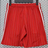 2025/26 M Utd Red Retro Style Shorts Pants