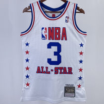 2003 ALL-STAR IVERSON #3 Retro White NBA Jerseys