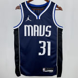 2025 Mavericks THOMPSON #31 Sapphire Blue NBA Jerseys