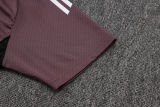 2025/26 M Utd Grey Purple POLO Sweater Tracksuit