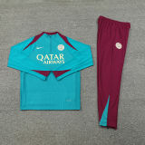 2025 PSG  Kids Green Sweater Tracksuit