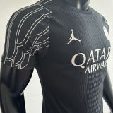 2024/25 PSG 4Th Black Player Version Soccer Jersey
