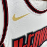 Rockets DURANT #7 White City Edition NBA Jersey