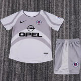 2001/2002 PSG Away Retro Kids Soccer Jersey