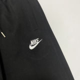 2024/25 Nk~ Black Pure Cotton Sports Trousers Zipper style