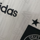 1996 Germany Home White Retro Long Sleeve Soccer Jersey